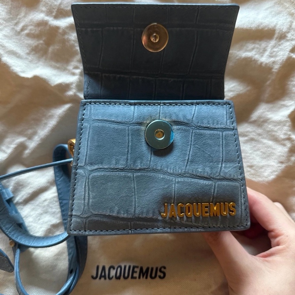 JACQUEMUS Le Chiquito Bag in Croc-Embossed Leather - Picture 10 of 12